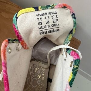 Keds Multicolor Floral Canvas Shoes Size 7